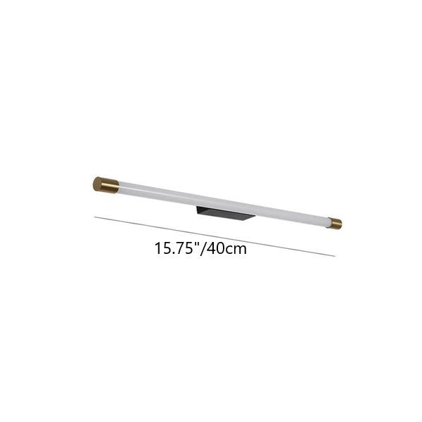 Lampada da parete a LED in alluminio PC con tubo sottile, moderna e minimalista, per il soggiorno