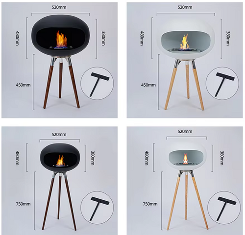 Caminetto Luxe Bio-Ethanol – Caminetto Interno Elegante e Sostenibile