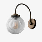 Applique da Parete in Vetro per Illuminazione Industriale per Soggiorno