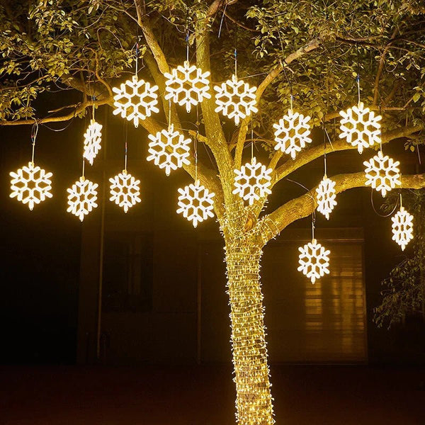Luce a Led Impermeabile a Fiocco di Neve per Natale