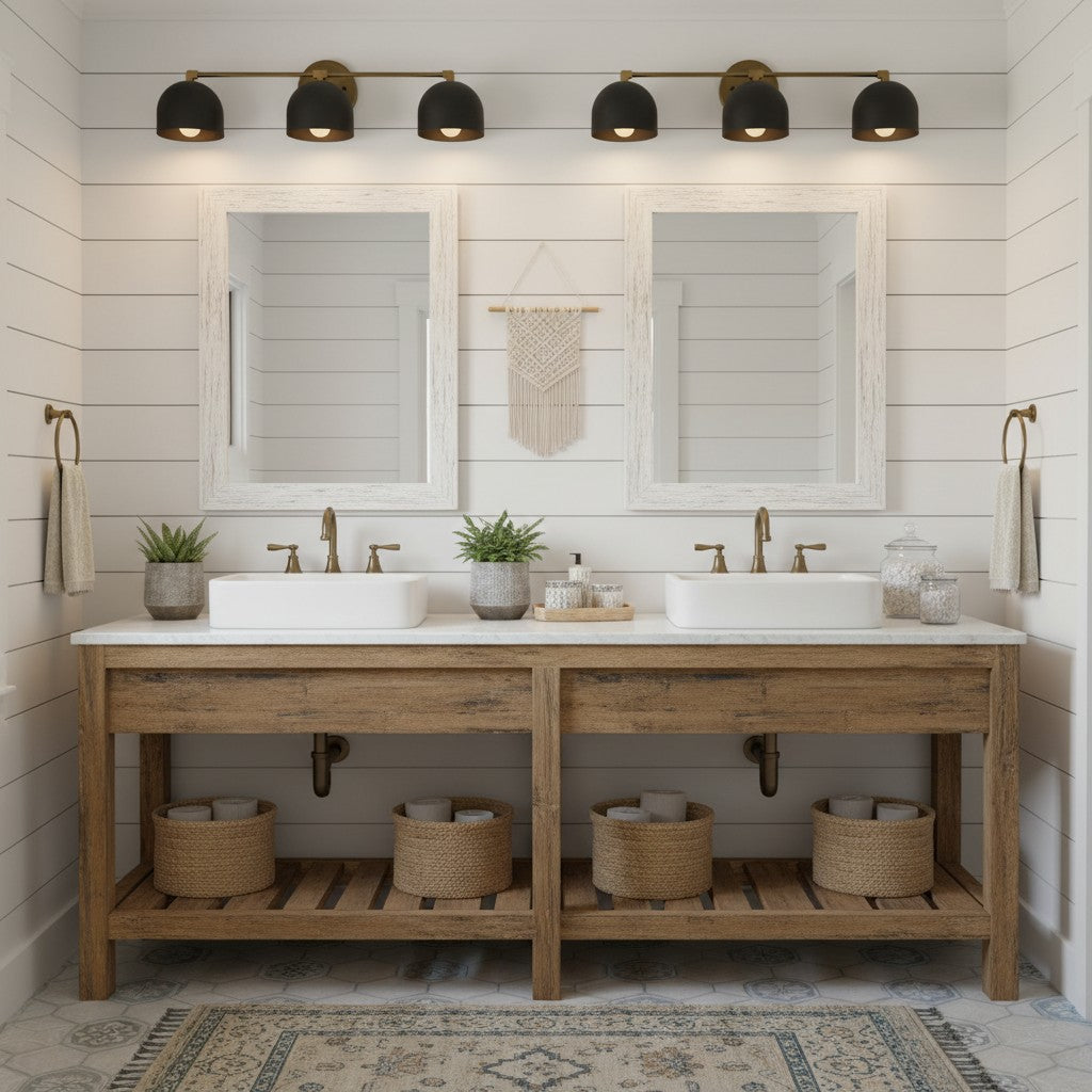 Applique da Parete in Ottone Chroma Dome per Bagno Moderno