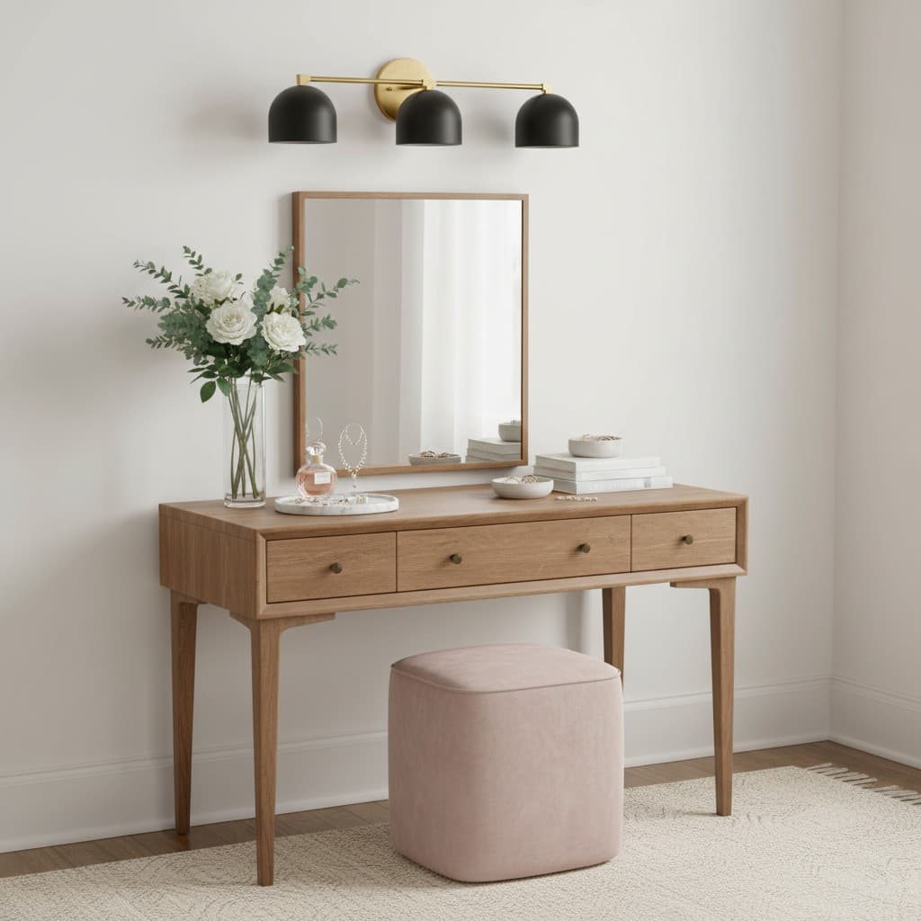 Applique da Parete in Ottone Chroma Dome per Bagno Moderno