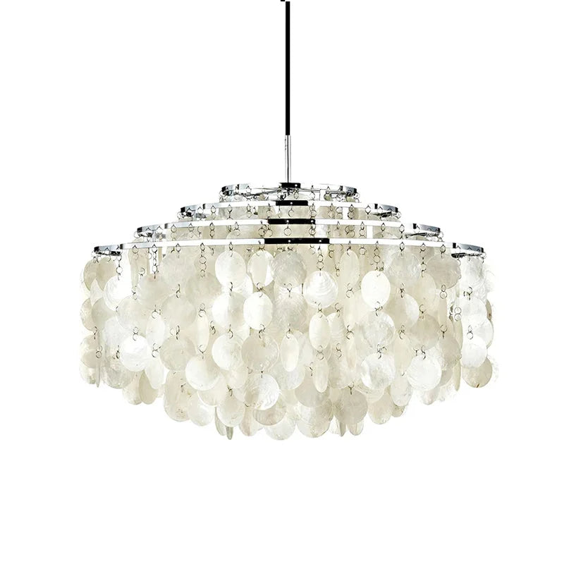 Lampadario Moderno a Forma di Conchiglia
