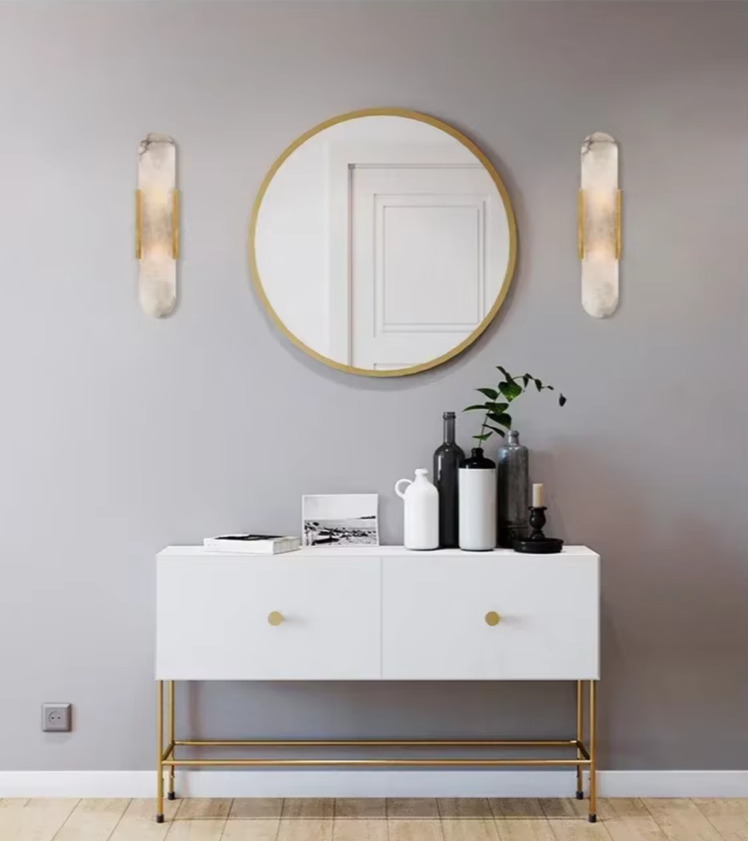 Lampada da Parete in Marmo di Lusso – Design Moderno con Illuminazione Elegante