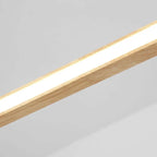 Lampada a sospensione ovale in legno contemporanea Veon