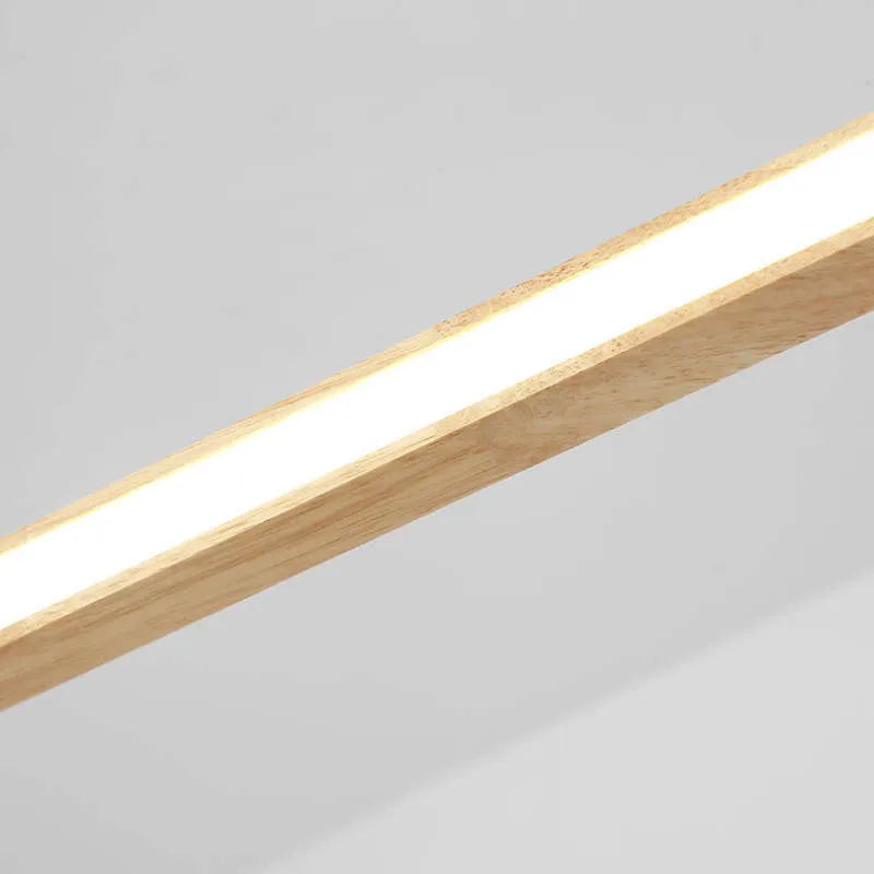 Lampada a sospensione ovale in legno contemporanea Veon