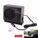 Riscaldamento Auto 12V 150W/300W – Riscaldatore e Ventilatore Ceramico per Auto