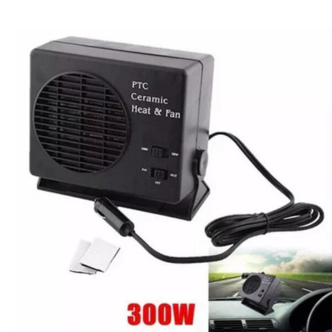Riscaldamento Auto 12V 150W/300W – Riscaldatore e Ventilatore Ceramico per Auto