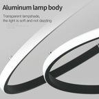 Arisha Design LED Lampada a Sospensione Anello Moderna