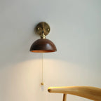 Eira Vintage Lampada da Parete con Interruttore a Catena