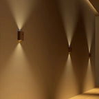 LumaSense - Lampada da parete in legno magnetica con sensore di movimento