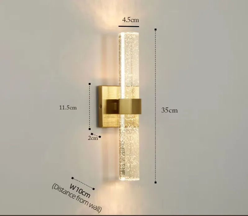 AuroraLux Bubble Wandlamp – Luxe Oro LED