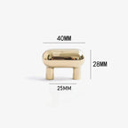 Pomello per mobile in ottone Hayes