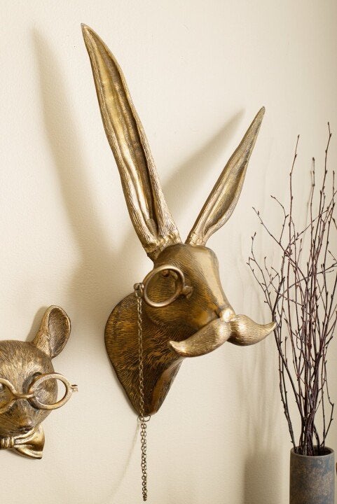 Decorazione da parete con testa di animale unica per la casa