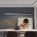 Arisha Moderna LED Lampada a Sospensione Metallo Nero/Marrone Lineare