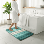ECOFLOOR – Tappetino da Bagno Organico Antiscivolo per un Comfort Lussuoso