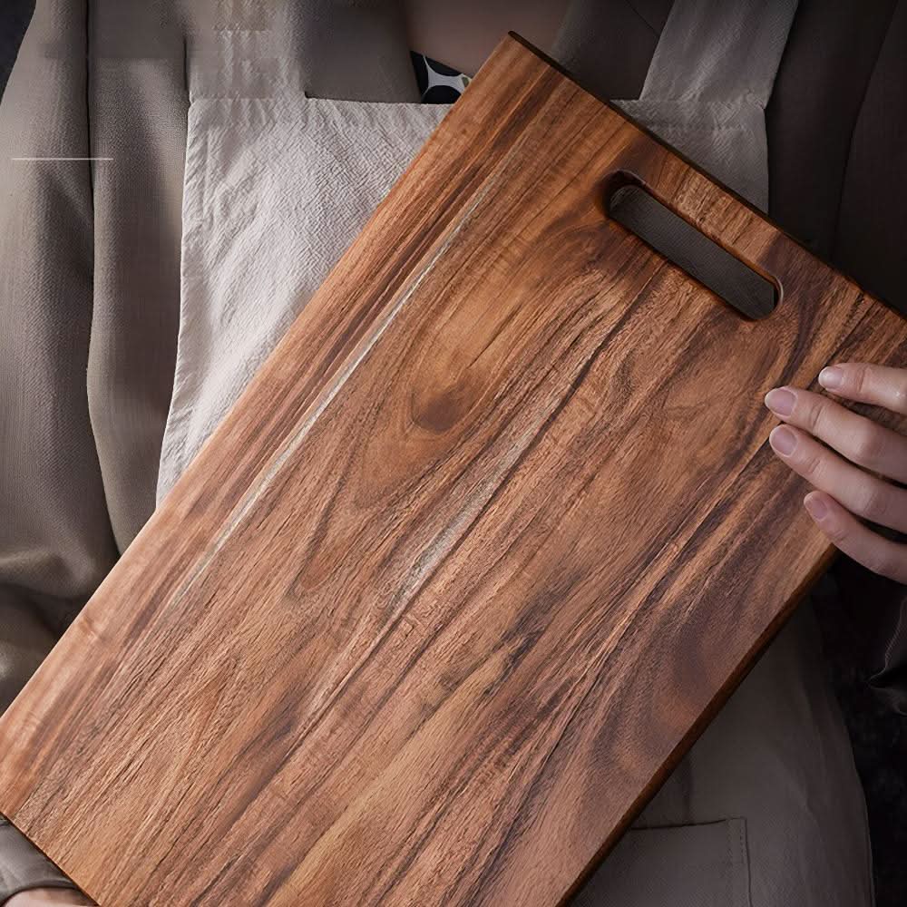 ECOSLICE – Tagliere in Legno di Acacia Sostenibile con Superficie Antibatterica
