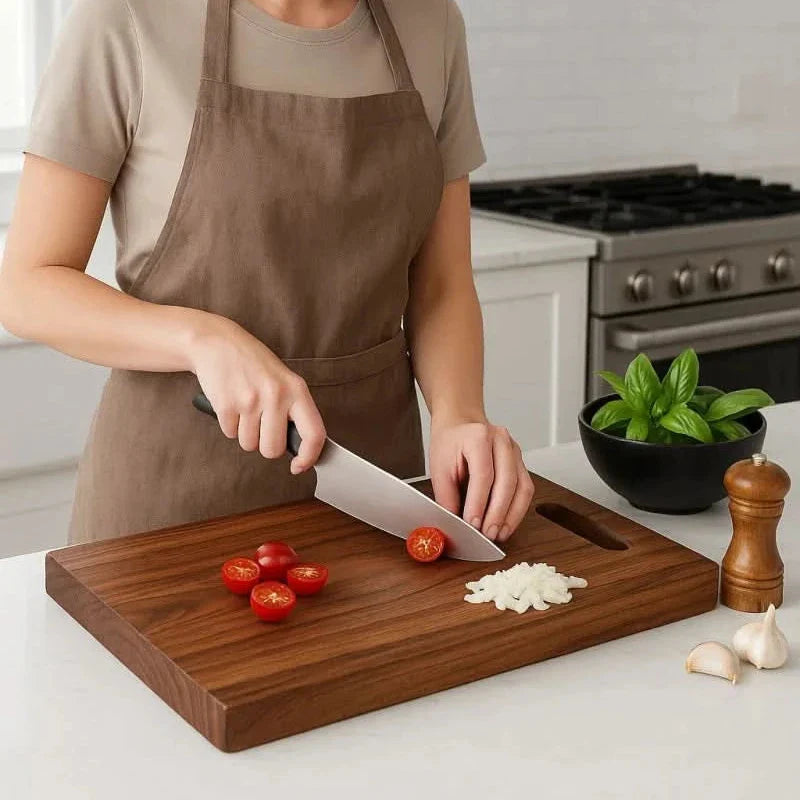 ECOSLICE – Tagliere in Legno di Acacia Sostenibile con Superficie Antibatterica