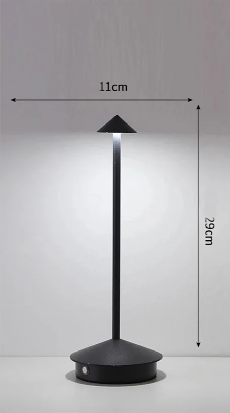 LumaTouch – Lampada da Tavolo LED Ricaricabile con Dimming Continuo