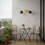 Applique da Parete in Ottone Chroma Dome per Bagno Moderno