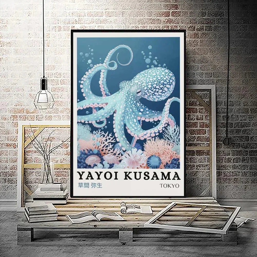 Polpo di Yayoi Kusama