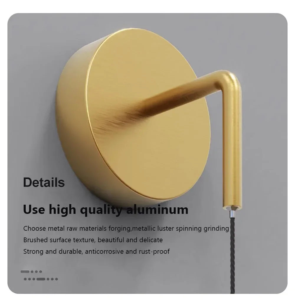 DINDALLED Lampada da Parete LED Moderna