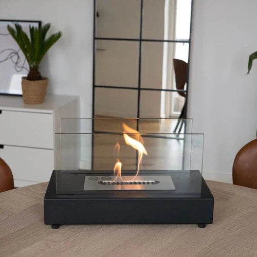 FireLuxe – Piattaforma per camino moderna con design elegante per la casa