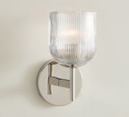 Luce da Parete in Vetro e Metallo Haze