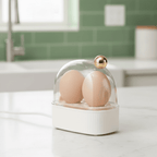 EGGFLAIR – Bollitore e Poacher Elettrico per Uova con 3 Impostazioni di Cottura per una Preparazione Facile della Colazione