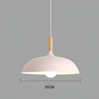 Lampada a sospensione in legno di quercia – Illuminazione da soffitto minimalista in stile scandinavo