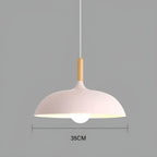 Lampada a sospensione in legno di quercia – Illuminazione da soffitto minimalista in stile scandinavo