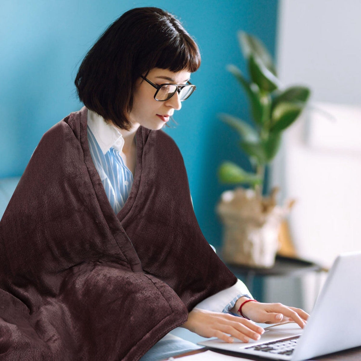 Coperte Elettriche in Flanella – Coperta Termica Extra Morbida per Notte Fredde