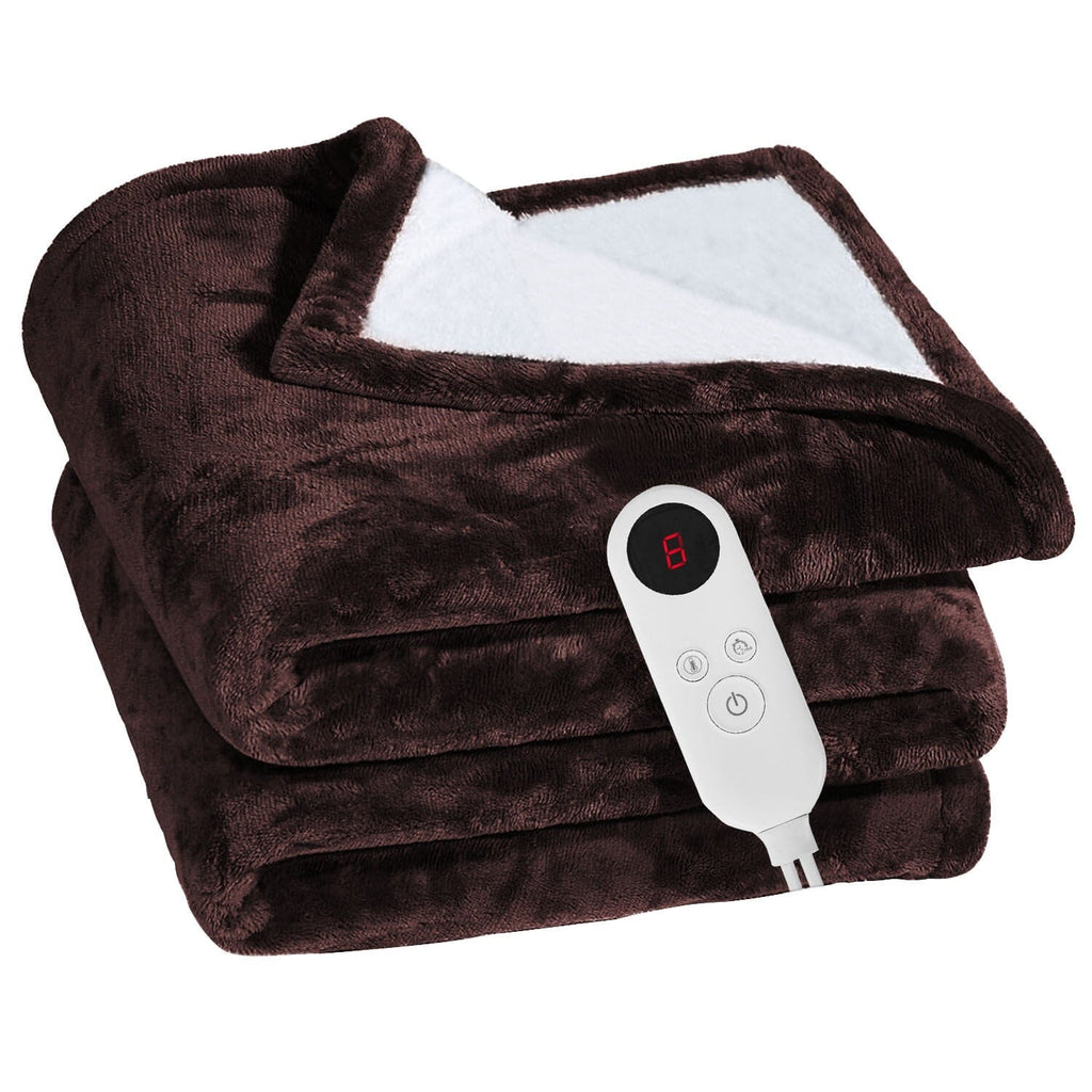 Coperte Elettriche in Flanella – Coperta Termica Extra Morbida per Notte Fredde