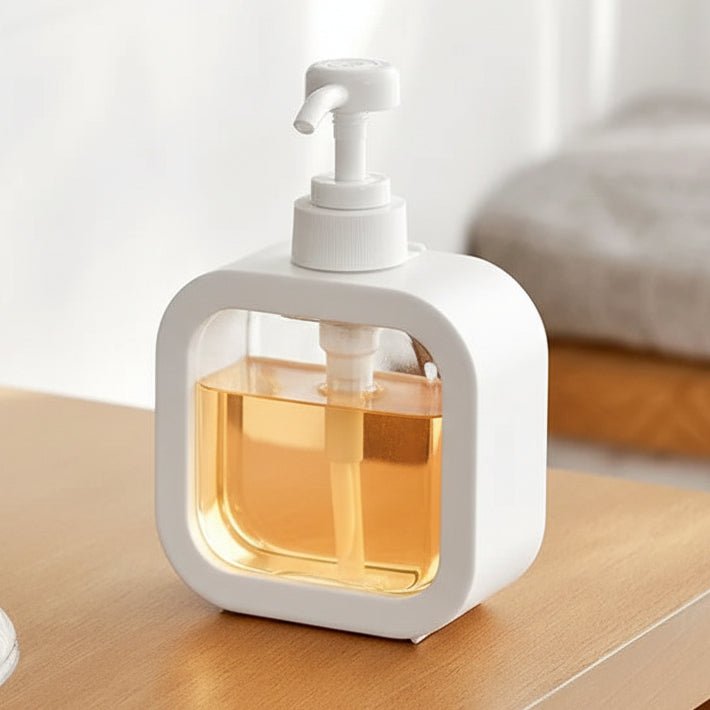ELVARA – Dispenser di Sapone Minimalista con Estetica Nordica Pulita