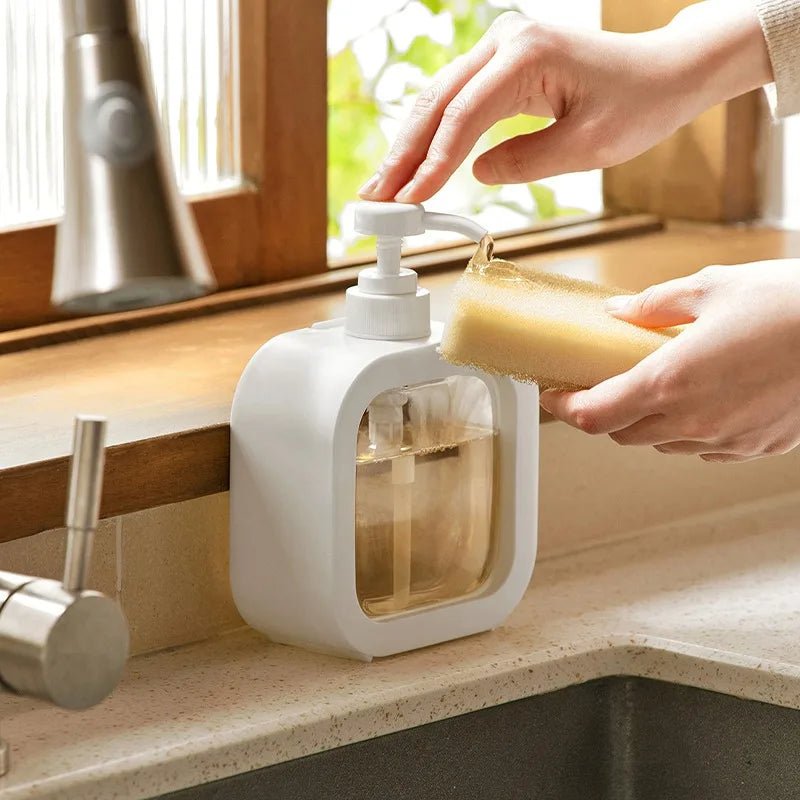 ELVARA – Dispenser di Sapone Minimalista con Estetica Nordica Pulita