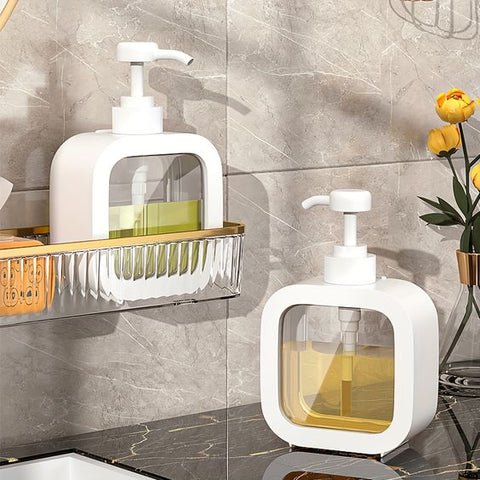 ELVARA – Dispenser di Sapone Minimalista con Estetica Nordica Pulita