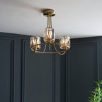 Endon Berenice 3lt Semi Flush Ottone Antico