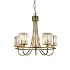 Lampadario Endon Berenice 5lt Ottone Antico