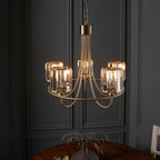 Lampadario Endon Berenice 5lt Ottone Antico
