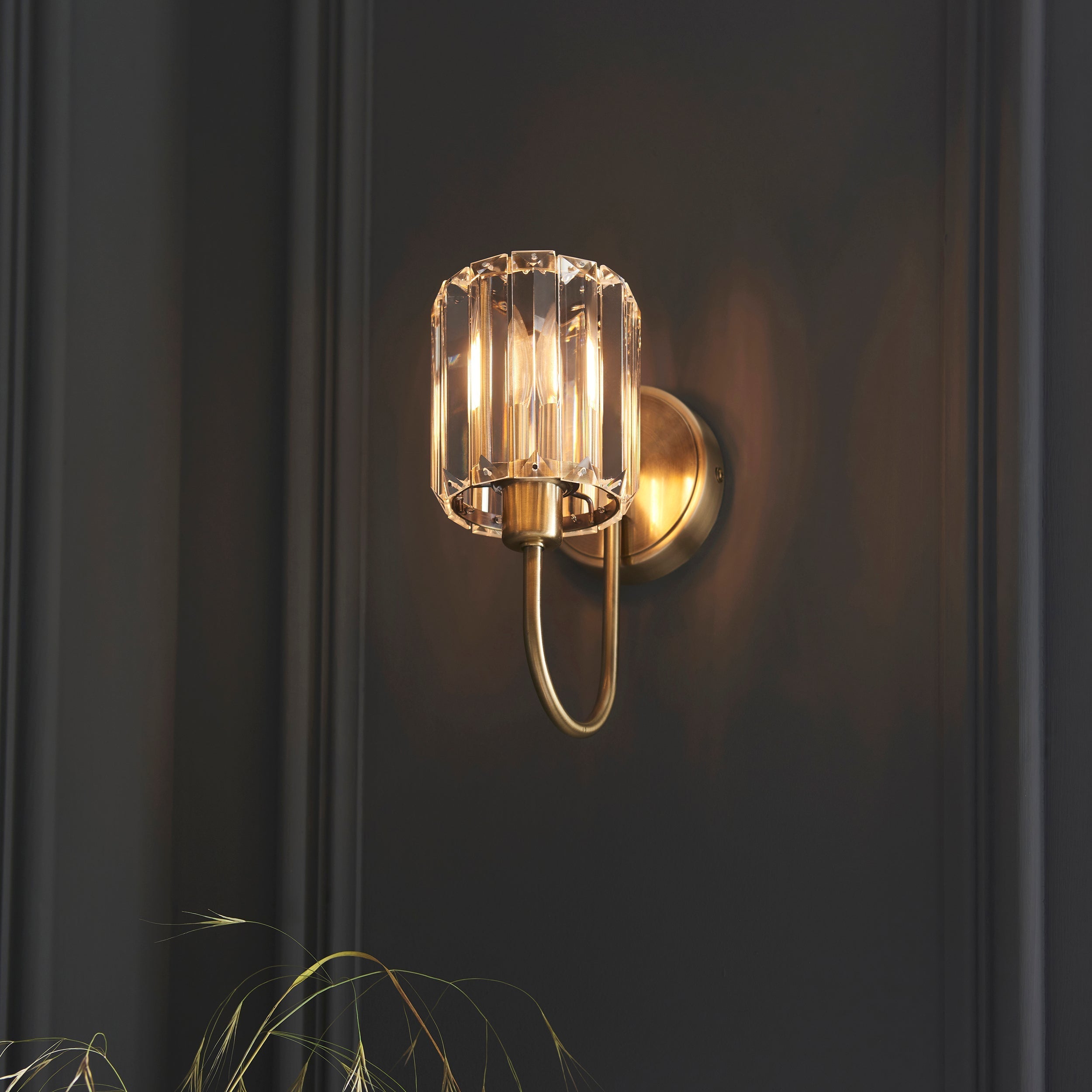 Applique Endon Berenice in Ottone Antico