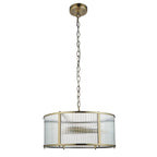 Lampadario Endon Ridgeton 3 luci Ottone Antico