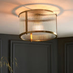 Endon Ridgeton Flush Ottone Antico