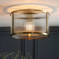 Endon Ridgeton Flush Ottone Antico