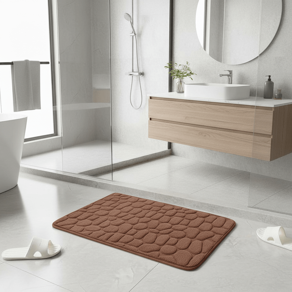 TAPPETO ETERNASTEP – Tappeto da bagno ultra-morbido, ad asciugatura rapida per comfort e sicurezza