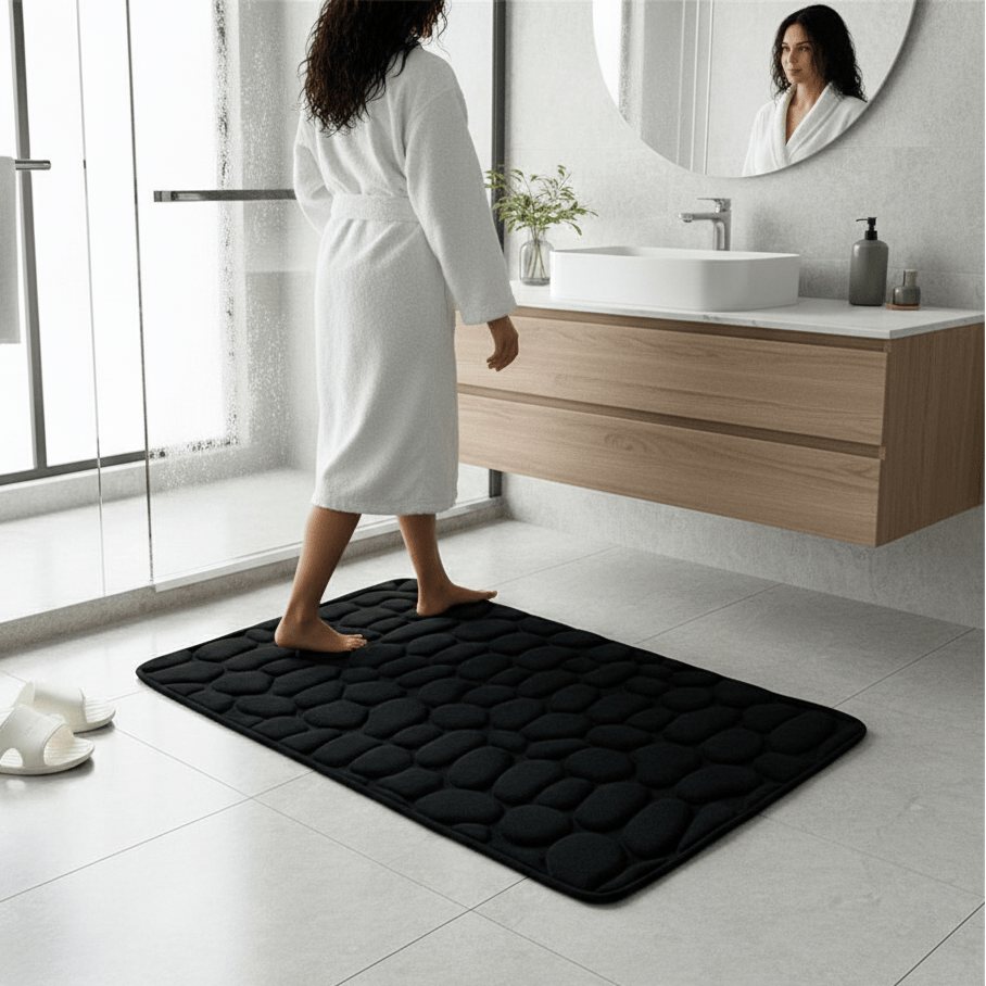 TAPPETO ETERNASTEP – Tappeto da bagno ultra-morbido, ad asciugatura rapida per comfort e sicurezza