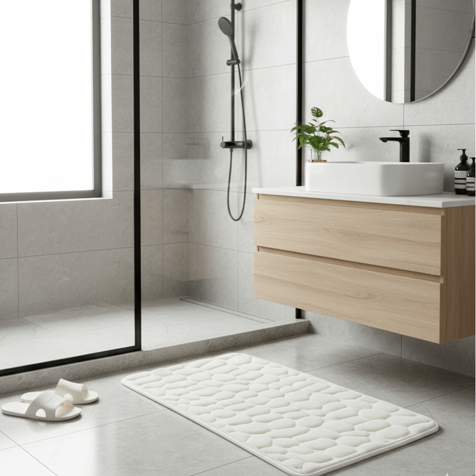 TAPPETO ETERNASTEP – Tappeto da bagno ultra-morbido, ad asciugatura rapida per comfort e sicurezza