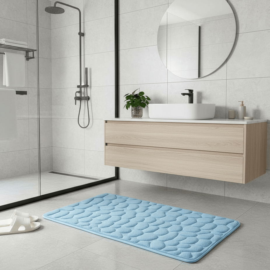 TAPPETO ETERNASTEP – Tappeto da bagno ultra-morbido, ad asciugatura rapida per comfort e sicurezza