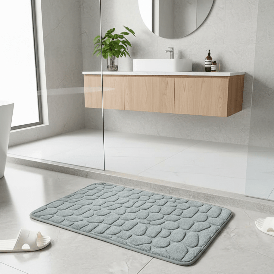TAPPETO ETERNASTEP – Tappeto da bagno ultra-morbido, ad asciugatura rapida per comfort e sicurezza