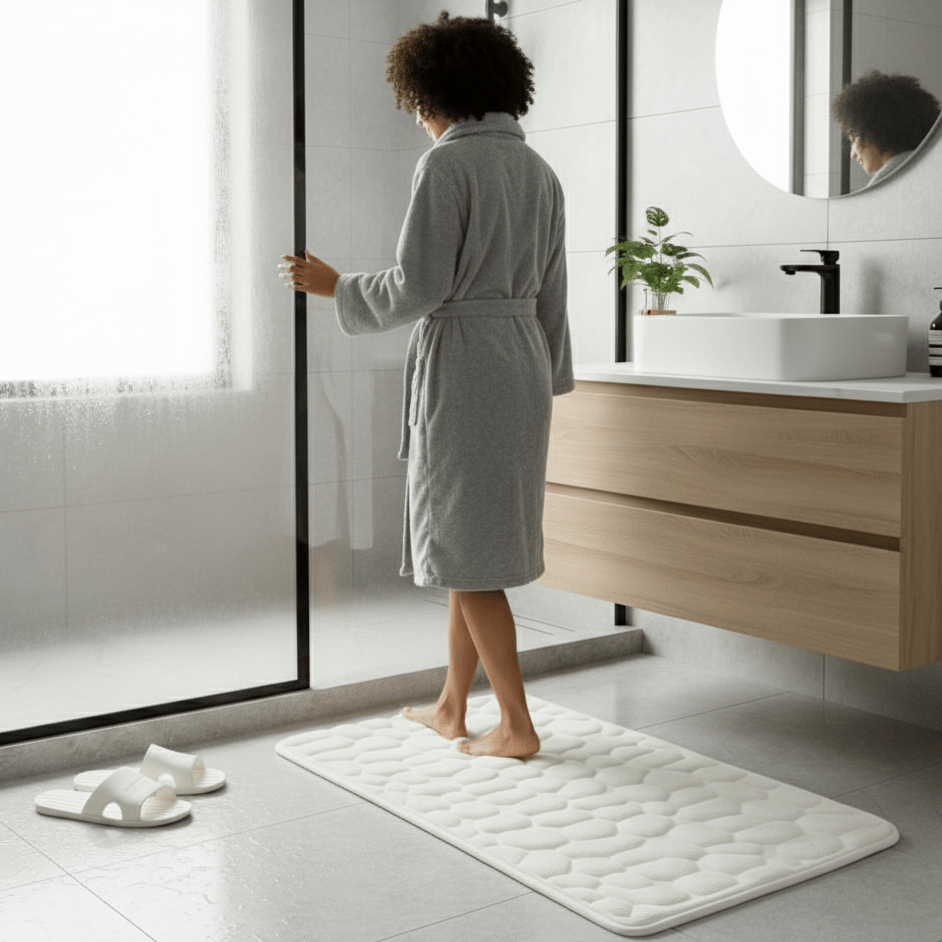 TAPPETO ETERNASTEP – Tappeto da bagno ultra-morbido, ad asciugatura rapida per comfort e sicurezza