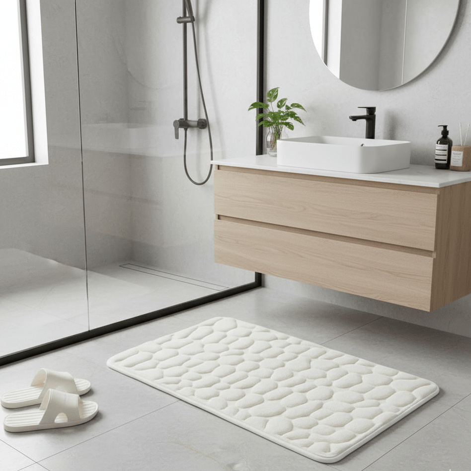 TAPPETO ETERNASTEP – Tappeto da bagno ultra-morbido, ad asciugatura rapida per comfort e sicurezza